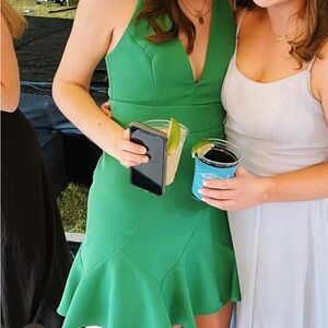 DO+BE Vibrant Green Mini Dress